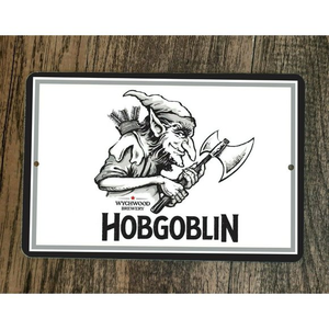 Wychwood Brewery Hobgoblin Beer 8x12 Metal Wall Alcohol‎ Bar Sign